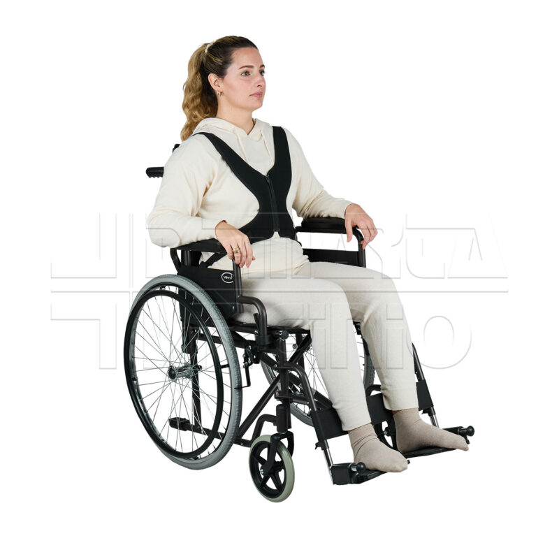 Fissaggio Toracico<br> a " X " con Zip Frontale